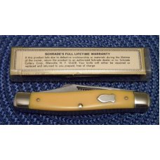 Schrade NY USA 881Y Yellow Stockman Knife - NIB Schrade NY USA 881Y Yellow Stockman Knife - NIB
