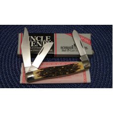 Schrade + USA 885UH Staglon Uncle Henry King Ranch Stockman Knife - NIB Schrade + USA 885UH Staglon Uncle Henry King Ranch Stockman Knife - NIB