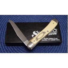 Schrade USA SC503 Scrimshaw Delrin Linerlock Trapper Knife c.1982 - NIB Schrade USA SC503 Scrimshaw Delrin Linerlock Trapper Knife c.1982 - NIB