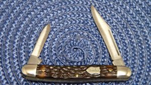 Schrade Walden Stainless NY USA 718 Delrin Pen Knife