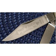 Boker Solingen Germany Tree Brand Classic Bone 7588 Stockman Knife c..1970's - NIB Boker Solingen Germany Tree Brand Classic Bone 7588 Stockman Knife c..1970's - NIB