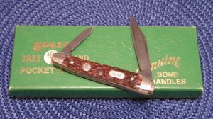 Boker Solingen Germany Tree Brand Classic Bone 240 2 Blade Stockman Knife c..1970's - NIB