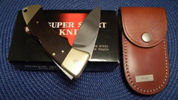 Valor Japan Wood Hand Made by Ichiro Hattori 360 Super Sport Lockback Knife #1167 - NIB Valor Japan Wood Hand Made by Ichiro Hattori 360 Super Sport Lockback Knife #1167 - NIB