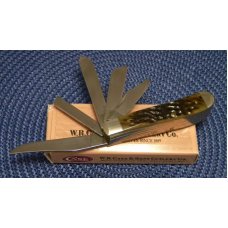 Case XX USA 3 Dot (1997) Green Bone 6507 SS 5 Blade Mini Trapper Knife - NIB Case XX USA 3 Dot (1997) Green Bone 6507 SS 5 Blade Mini Trapper Knife - NIB