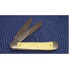 Case XX USA 2001 Yellow 3254 SS Trapper Knife God Bless America Collector's Edition - NIB Case XX USA 2001 Yellow 3254 SS Trapper Knife God Bless America Collector's Edition - NIB
