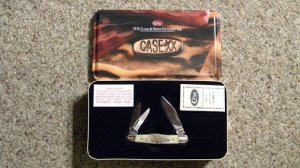 Case XX USA 1 Dot (1999) Vintage Stag V5383 SS Whittler Knife - NIB