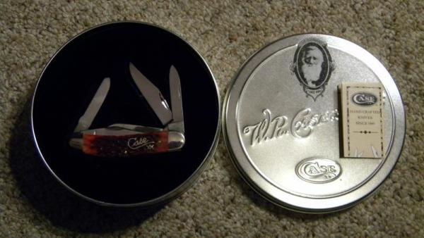 Case XX USA 2002 Cranberry Bone 65039 SS 5 Blade Sowbelly Knife - NIB Case XX USA 2002 Cranberry Bone 65039 SS 5 Blade Sowbelly Knife - NIB