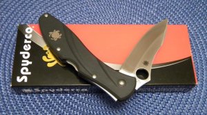 Spyderco VG-10 Seki-City Japan C66PBK3 Plain Edge Centofante 3 Tactical Lockback Knife - NIB