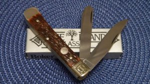Boker Solingen Germany Tree Brand Classic Bone Trapper Knife - NIB