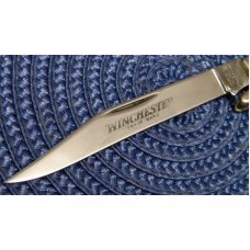 Winchester Trademark USA 1987 Bone 1901 Bowtie / Fishtail Knife - NIB Winchester Trademark USA 1987 Bone 1901 Bowtie / Fishtail Knife - NIB