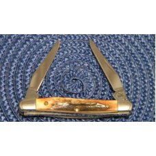 Case XX USA 2007 Stag SS Red Shield Tiny Muskrat Knife Case XX USA 2007 Stag SS Red Shield Tiny Muskrat Knife