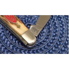 Case XX USA 2007 Stag SS Red Shield Tiny Muskrat Knife Case XX USA 2007 Stag SS Red Shield Tiny Muskrat Knife