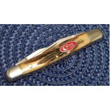 Case XX USA 2007 Stag SS Red Shield Tiny Muskrat Knife Case XX USA 2007 Stag SS Red Shield Tiny Muskrat Knife