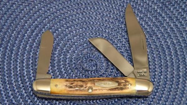 Case XX USA 10 Dot (1970) Stag 5347 HP Stockman Knife Case XX USA 10 Dot (1970) Stag 5347 HP Stockman Knife