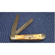 Case XX Bradford, PA USA 1992 Stag 5254 SS American Eagle Trapper Knife Case XX Bradford, PA USA 1992 Stag 5254 SS American Eagle Trapper Knife