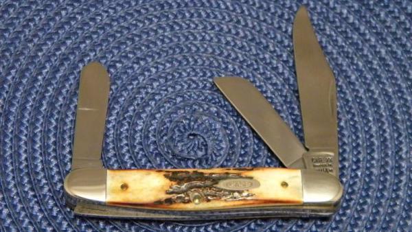 Case XX Bradford, PA USA 1992 Stag 5347 SS Stockman Knife Case XX Bradford, PA USA 1992 Stag 5347 SS Stockman Knife