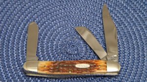 Case XX USA 5 Dot (1985) Bone 6347 HP Stockman Knife