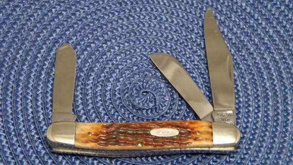 Case XX USA 5 Dot (1985) Bone 6347 HP Stockman Knife Case XX USA 5 Dot (1985) Bone 6347 HP Stockman Knife