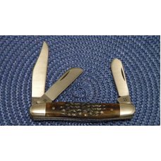 Case XX Stainless USA 10 Dot (1980) Bone 6347 HP SSP Tested XX Razor Edge Stockman Knife Case XX Stainless USA 10 Dot (1980) Bone 6347 HP SSP Tested XX Razor Edge Stockman Knife