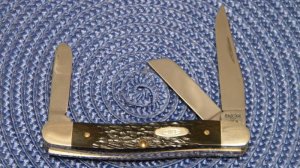 Case XX SS USA 4 Dot (1986) Bone 6318 SHSP Stockman Knife