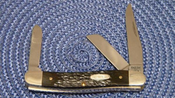 Case XX SS USA 4 Dot (1986) Bone 6318 SHSP Stockman Knife Case XX SS USA 4 Dot (1986) Bone 6318 SHSP Stockman Knife