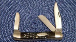 Case XX Stainless USA 2 Dot (1978) Bone 6318 HP SSP Tested XX Razor Edge Stockman Knife