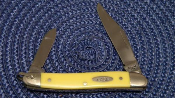 Case XX USA 1 Dot (1979) Yellow 03244R Knife Case XX USA 1 Dot (1979) Yellow 03244R Knife