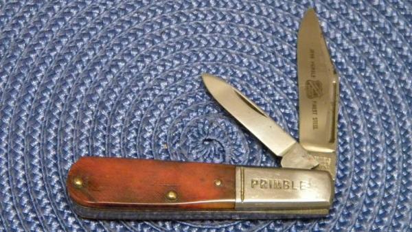 John Primble Belknap HDW & MFG Co. 5922 Red Bone Barlow Knife - c.1950's John Primble Belknap HDW & MFG Co. 5922 Red Bone Barlow Knife - c.1950's