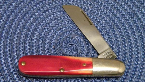 Vintage Robeson Shuredge USA 511178 Strawberry Bone Barlow Knife Vintage Robeson Shuredge USA 511178 Strawberry Bone Barlow Knife