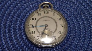 Vintage Hamilton #912 17 Jewels Size 10 Pocket Watch c.1939 Runs Good