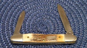 Case XX USA 3 Dot (1997) Stag 05263 SS Eisenhower Knife