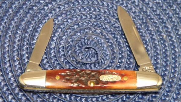 Case XX USA 3 Dot (1997) Bone 06263 SS Eisenhower Knife