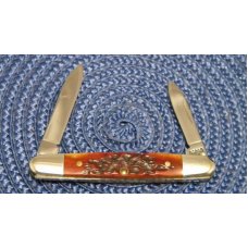 Case XX USA 3 Dot (1997) Bone 06263 SS Eisenhower Knife