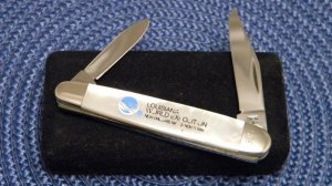 Case XX SS USA 8 Dot (1982) Pearl 82079 1/2 Sleeveboard Pen 1984 Louisiana World Exposition Knife