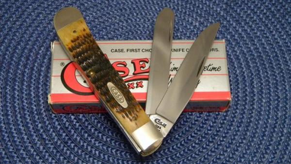 Case XX USA 5 Dot (1995) Bone 6254 SS Trapper Knife - NIB Case XX USA 5 Dot (1995) Bone 6254 SS Trapper Knife - NIB