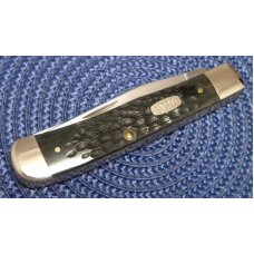 Case XX USA 3 Dot (1997) Dark Black Bone 6254 SS Trapper Knife - NIB Case XX USA 3 Dot (1997) Dark Black Bone 6254 SS Trapper Knife - NIB