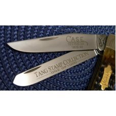 Case XX USA 3 Dot (1997) Burnt Sugar Rogers Bone 6254 SS Tang Stamp Collection Trapper Knife - NIB Case XX USA 3 Dot (1997) Burnt Sugar Rogers Bone 6254 SS Tang Stamp Collection Trapper Knife - NIB