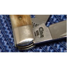 Case XX USA 5 Dot (1995) Bone 6207 SP SS Mini Trapper Knife - NIB Case XX USA 5 Dot (1995) Bone 6207 SP SS Mini Trapper Knife - NIB
