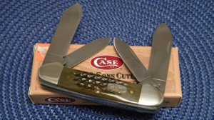 Case XX USA 3 Dot (1997) Green Bone 64131 SS 4 Blade Canoe Knife - NIB