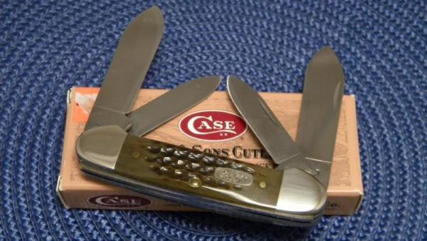 Case XX USA 3 Dot (1997) Green Bone 64131 SS 4 Blade Canoe Knife - NIB Case XX USA 3 Dot (1997) Green Bone 64131 SS 4 Blade Canoe Knife - NIB