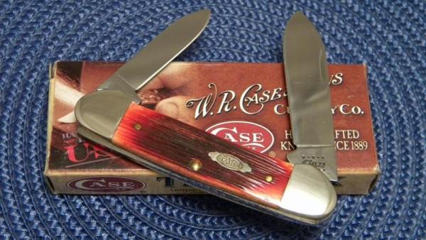 Case XX USA 2010 Red Bone 62131 SS Canoe Knife - NIB Case XX USA 2010 Red Bone 62131 SS Canoe Knife - NIB