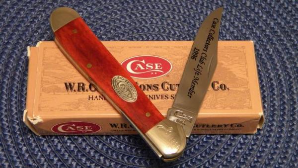 Case XX USA 4 Dot (1996) Old Red Bone 6149 SS Case Collectors Club Copperhead Knife - NIB Case XX USA 4 Dot (1996) Old Red Bone 6149 SS Case Collectors Club Copperhead Knife - NIB