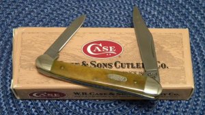 Case XX USA 4 Dot (1996) Smooth Bone 62109X SS Baby Copperhead Knife - NIB