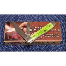 Case XX USA 2010 Lime Green Bone 6220 SS Peanut Knife - NIB Case XX USA 2010 Lime Green Bone 6220 SS Peanut Knife - NIB