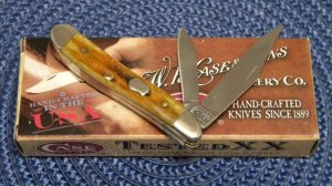 Case XX USA 2010 Antique Bone 6220 SS Peanut Knife - NIB