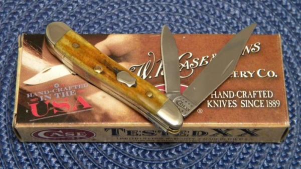Case XX USA 2010 Antique Bone 6220 SS Peanut Knife - NIB Case XX USA 2010 Antique Bone 6220 SS Peanut Knife - NIB