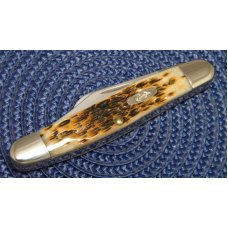 Case XX USA 2011 Amber Bone 6347 SS Stockman Knife - NIB