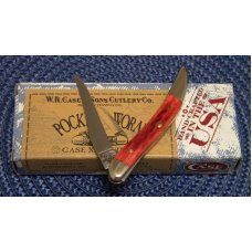 Case XX USA 2011 Pocket Worn Old Red Bone 610096 SS Tiny Toothpick Knife - NIB Case XX USA 2011 Pocket Worn Old Red Bone 610096 SS Tiny Toothpick Knife - NIB