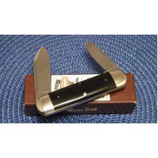 Schatt & Morgan Titusville PA. 2002 Horn 142265 Little Sunfish Knife w/Pearl Shield - NIB Schatt & Morgan Titusville PA. 2002 Horn 142265 Little Sunfish Knife w/Pearl Shield - NIB