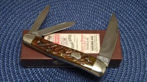 Schatt & Morgan Titusville PA. 2008 Bone 043054 Wharncliffe Whittler Knife - NIB